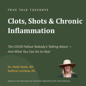 Clots, Shots and Chronic Inflammation: True Talk Tuesday Webinar