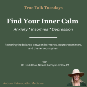 Anxiety, Insomnia and Depression - True Talk Tuesday Webinar