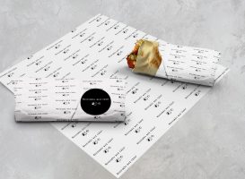 Custom printed butcher paper